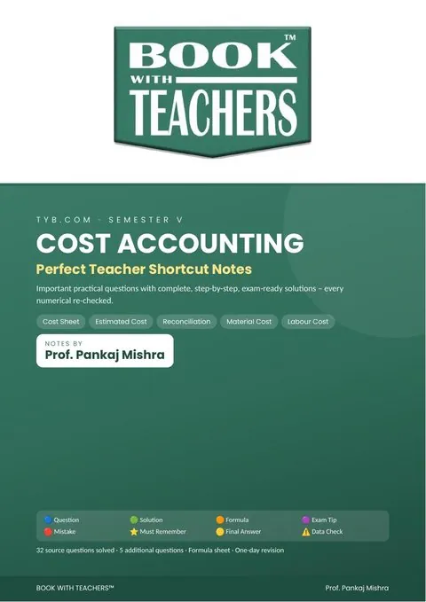TYBCom Cost Accounting notes cover